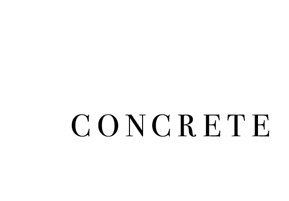 White Custom Concrete